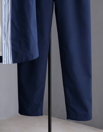 Abstract Split Half Shirt Full Pant Cord-Set