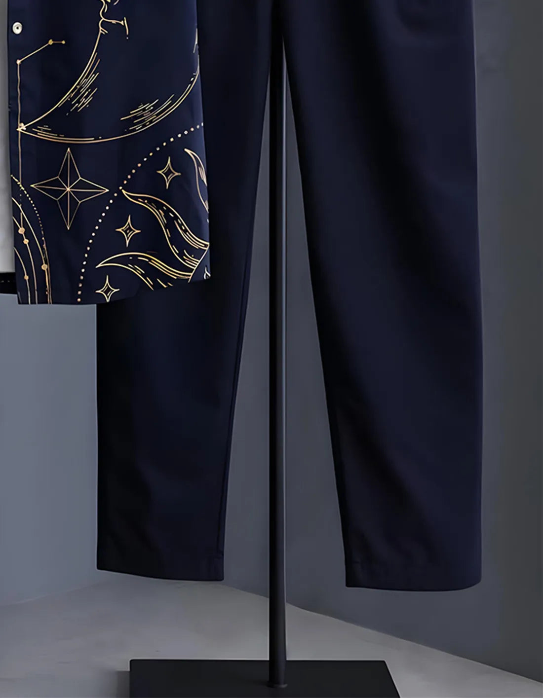 Blue Celestial Half Shirt Full Pant Cord-Set