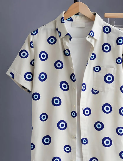 Evil Eye Half Shirt Full Pant Cord-Set