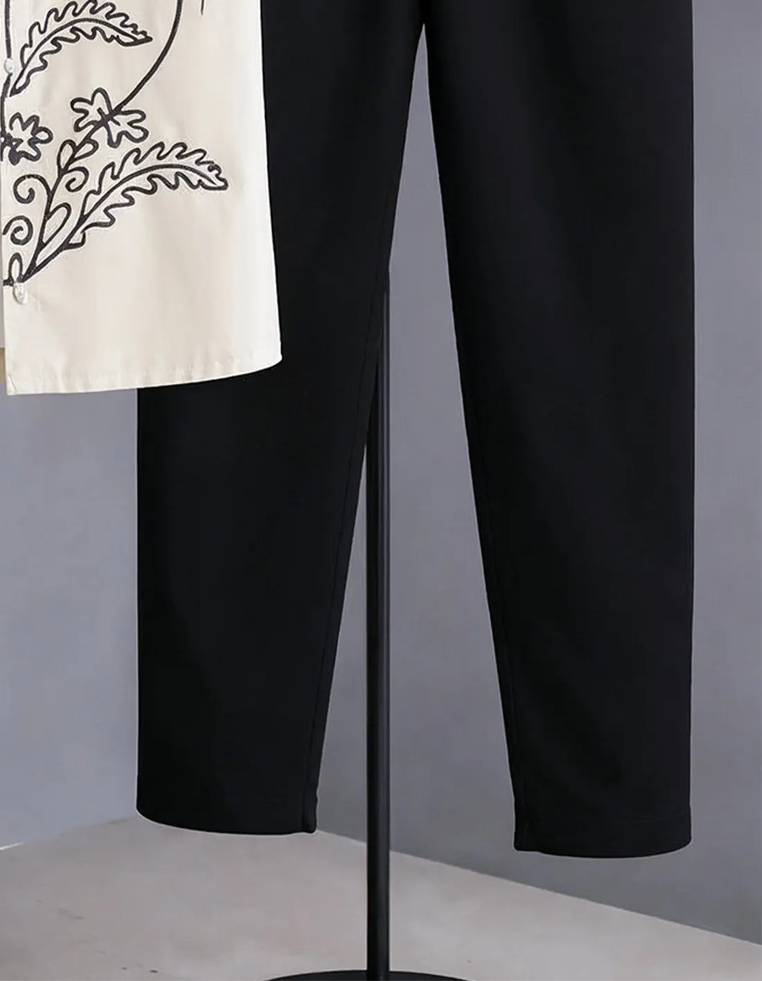 Ivory Tribal Half Shirt Full Pant Cord-Set