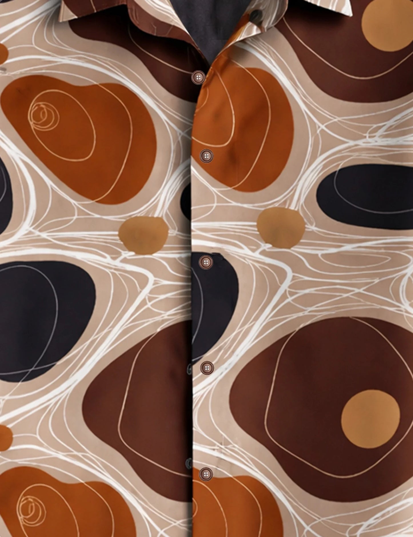 Brown Mocha Premium Full Sleeves Mens Shirt