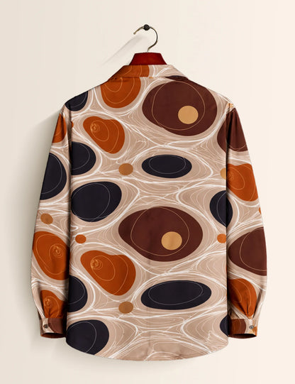 Brown Mocha Premium Full Sleeves Mens Shirt