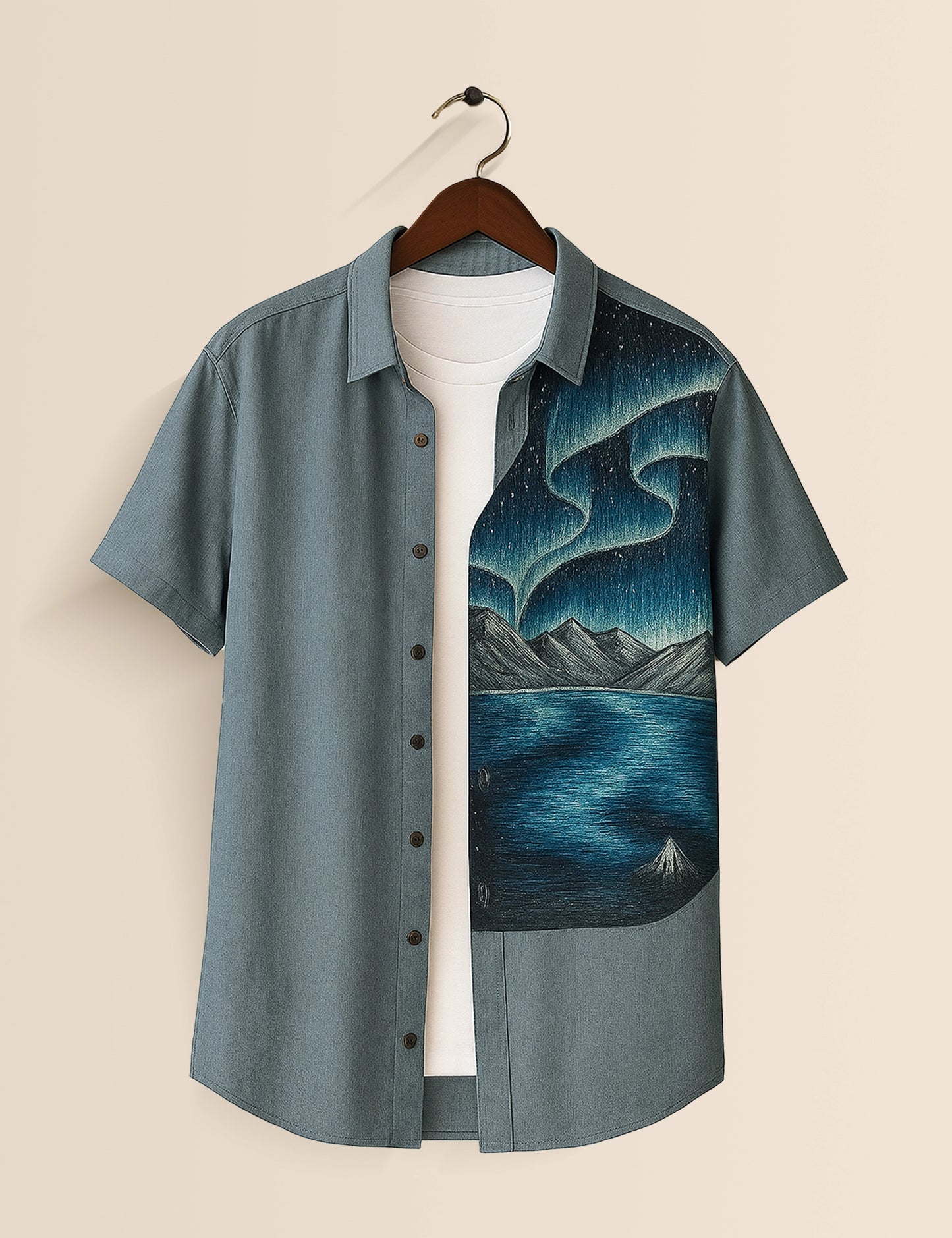 Arctic Night Men's Exclusive Stylish Half Sleeves Shirt - XPST