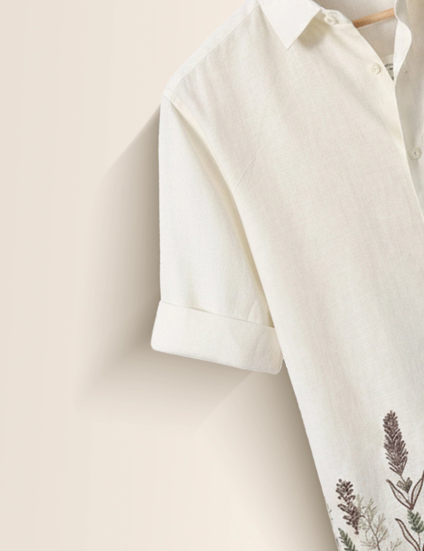 Bottom Flower Men's Exclusive Stylish Half Sleeves Shirt - XPST