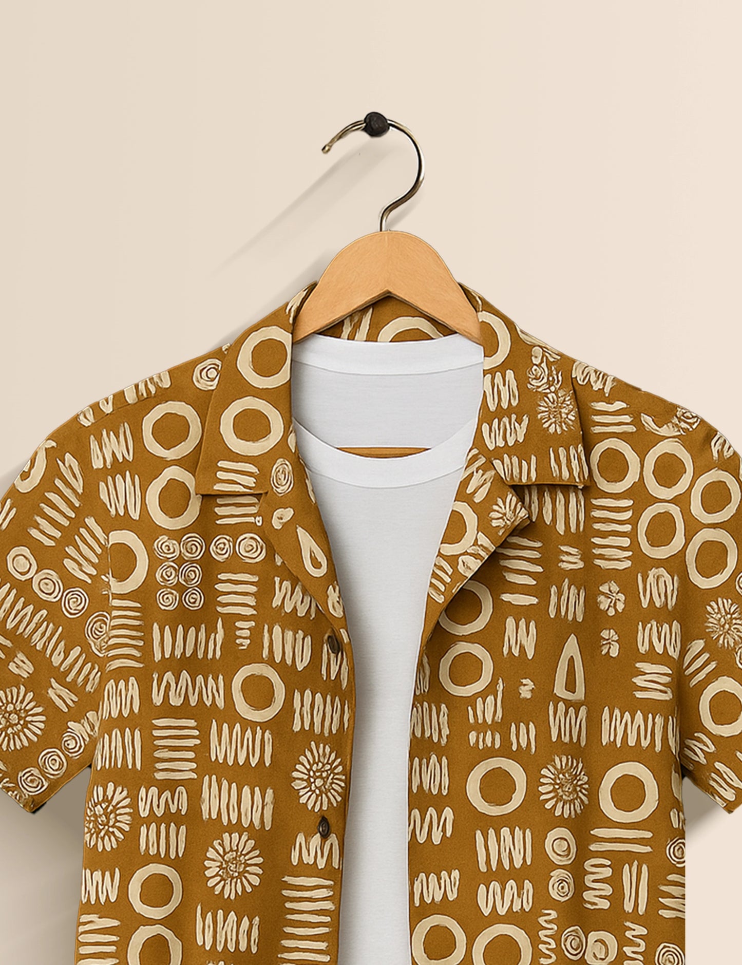 Desert Doodle Men's Exclusive Stylish Half Sleeves Shirt - XPST