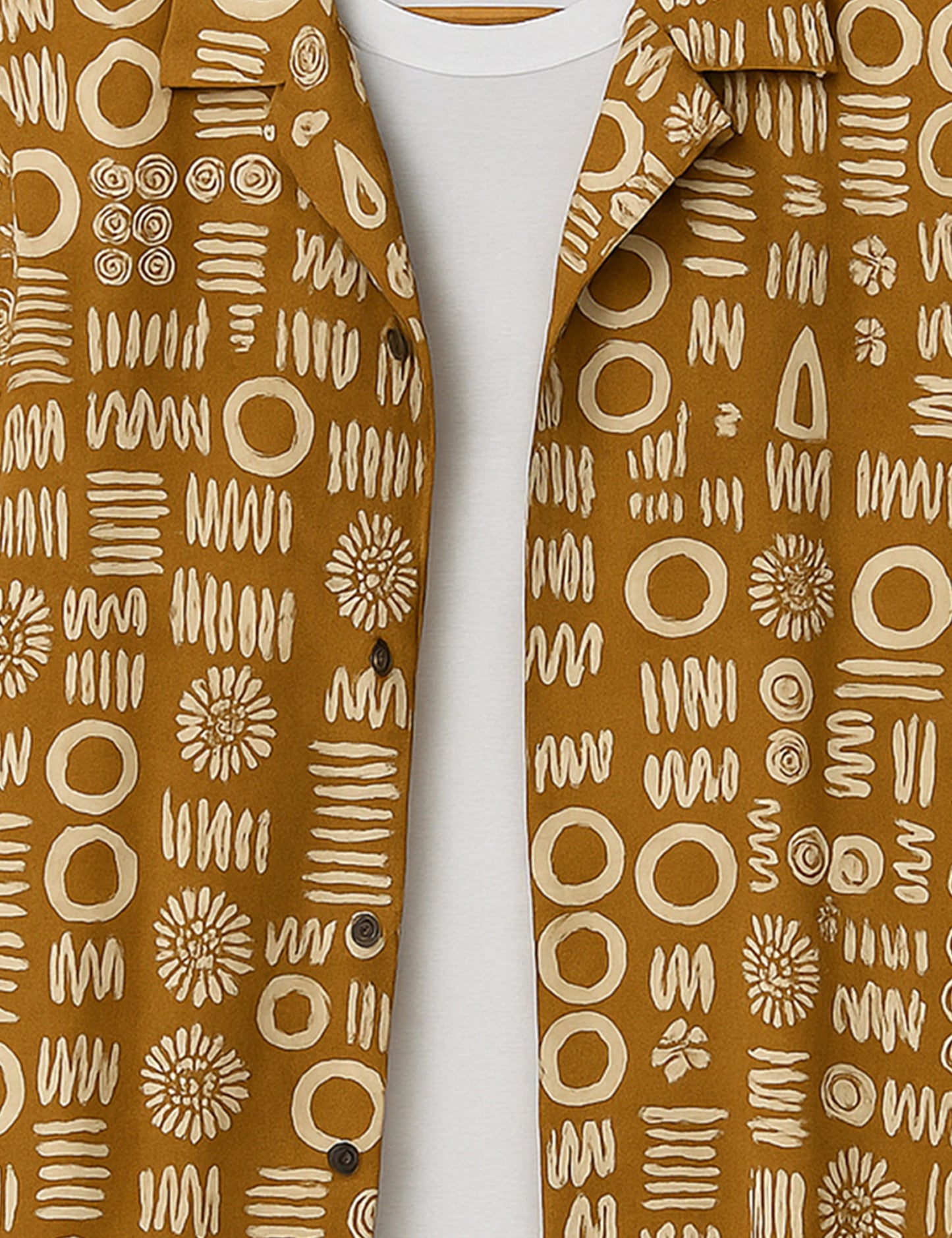 Desert Doodle Men's Exclusive Stylish Half Sleeves Shirt - XPST