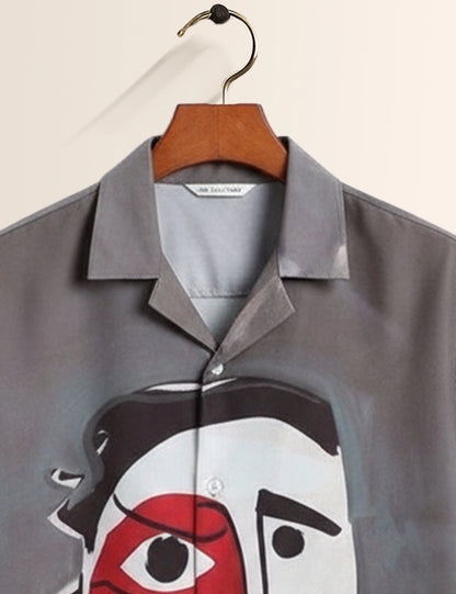 Eye Face Men's Half Sleeves Shirt - XPST
