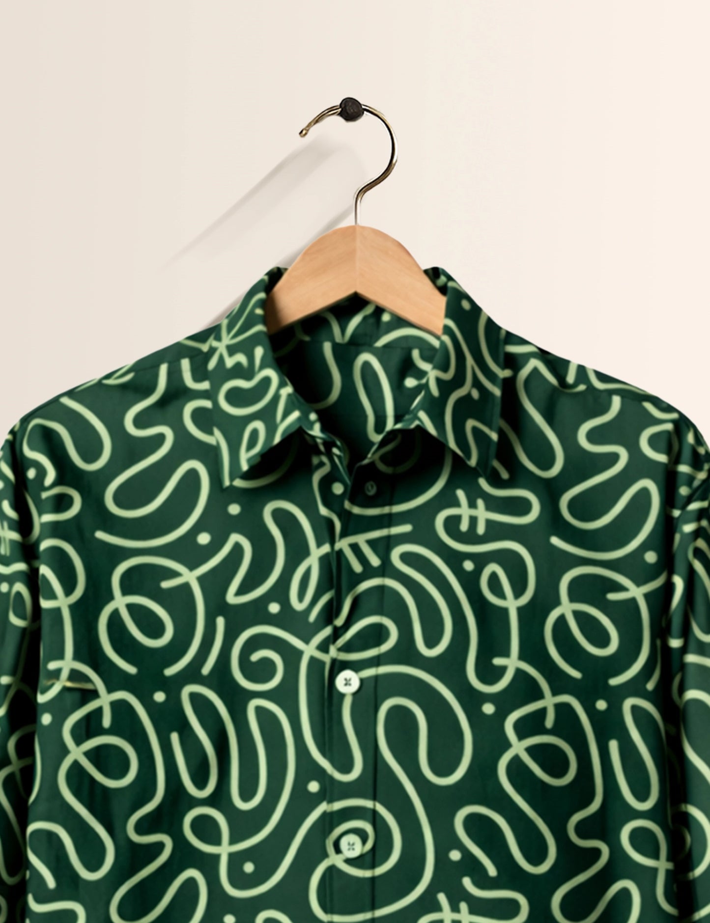 Green Line Men's Exclusive Stylish Full Sleeves Shirt - XPST