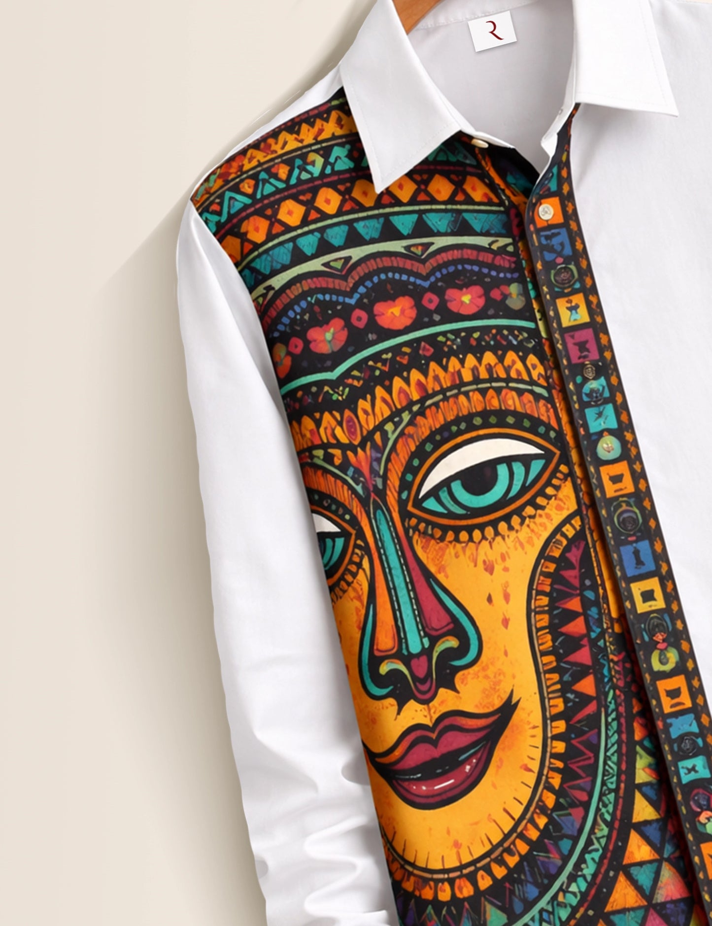 Greek Printed Mens Exclusive Stylish Full Sleeves Shirt - XPST