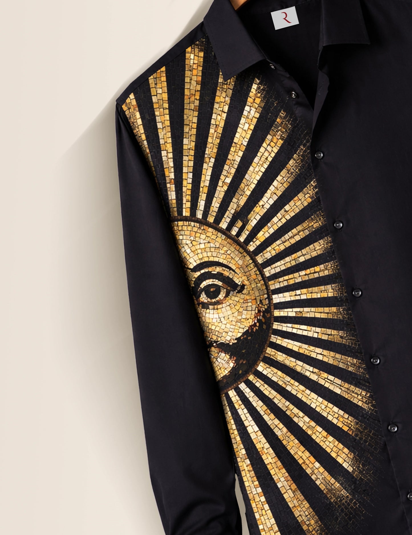 Half Sun Printed Mens Exclusive Stylish Full Sleeves Shirt - XPST