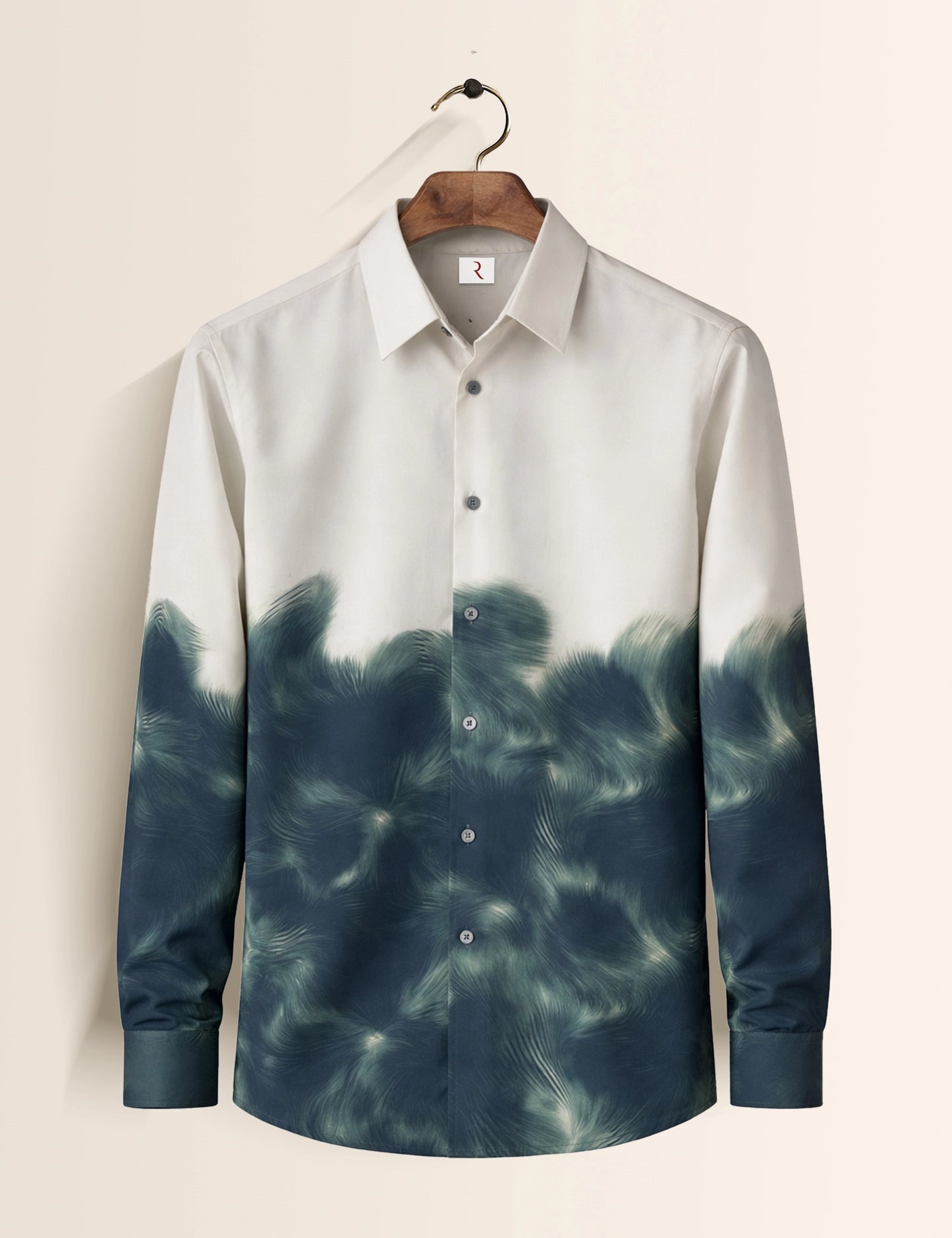 Half Waves 1 Printed Mens Exclusive Stylish Full Sleeves Shirt - XPST