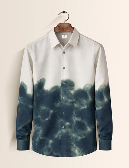 Half Waves 1 Printed Mens Full Sleeves Shirt - XPST
