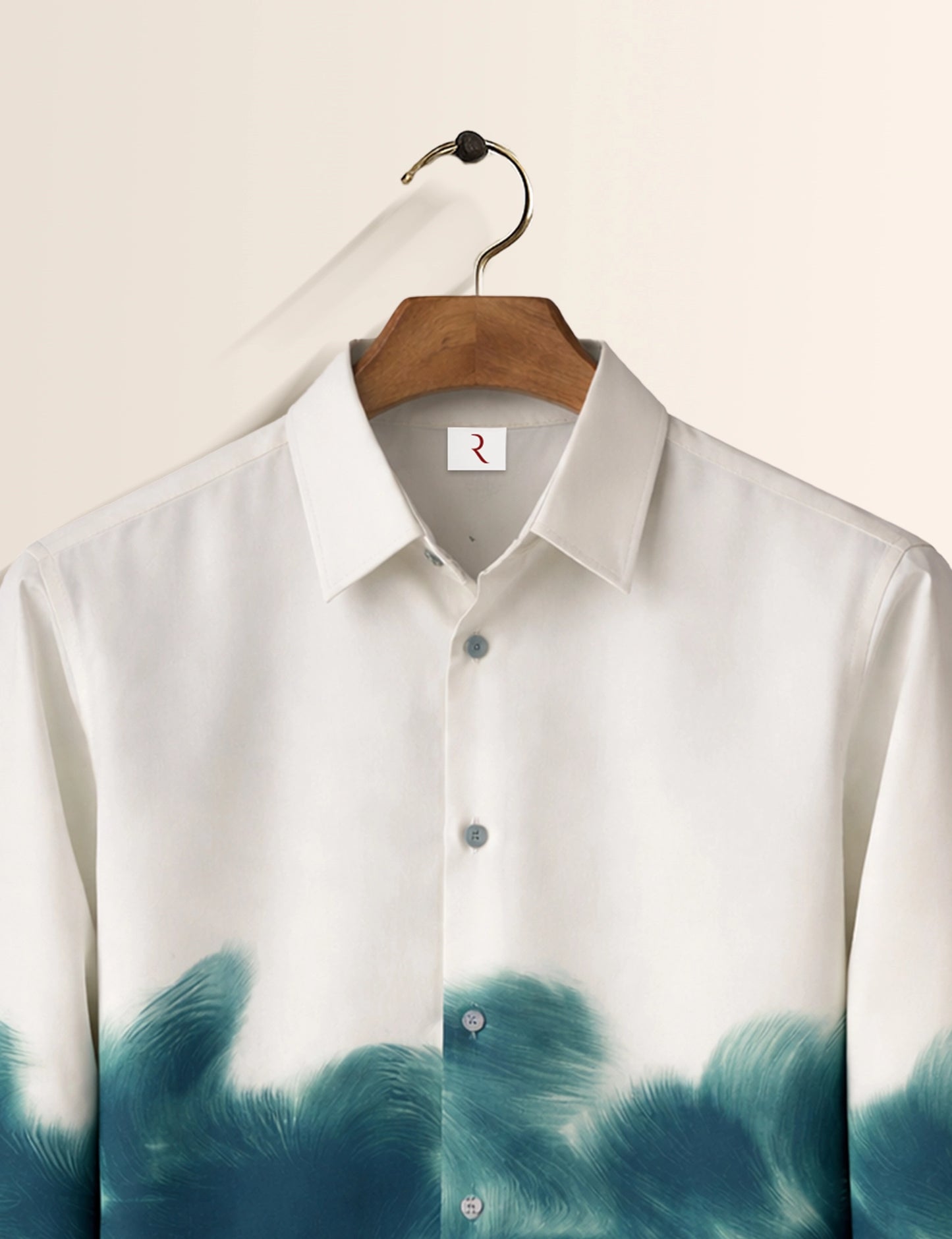 Half Waves 2 Printed Mens Exclusive Stylish Full Sleeves Shirt - XPST