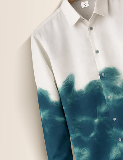Half Waves 2 Printed Mens Full Sleeves Shirt - XPST