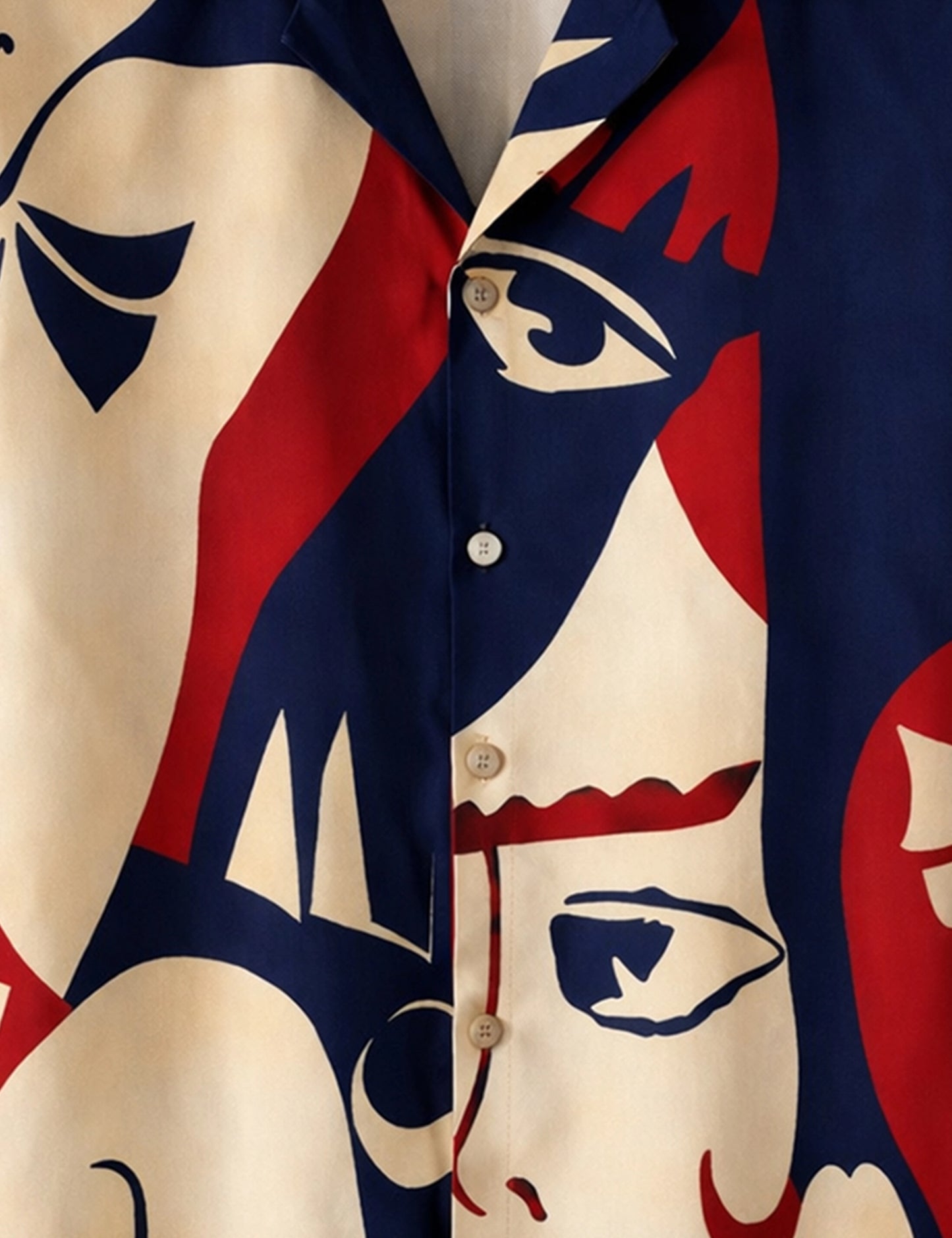 Mandala Face Printed Mens Exclusive Stylish Full Sleeves Shirt - XPST