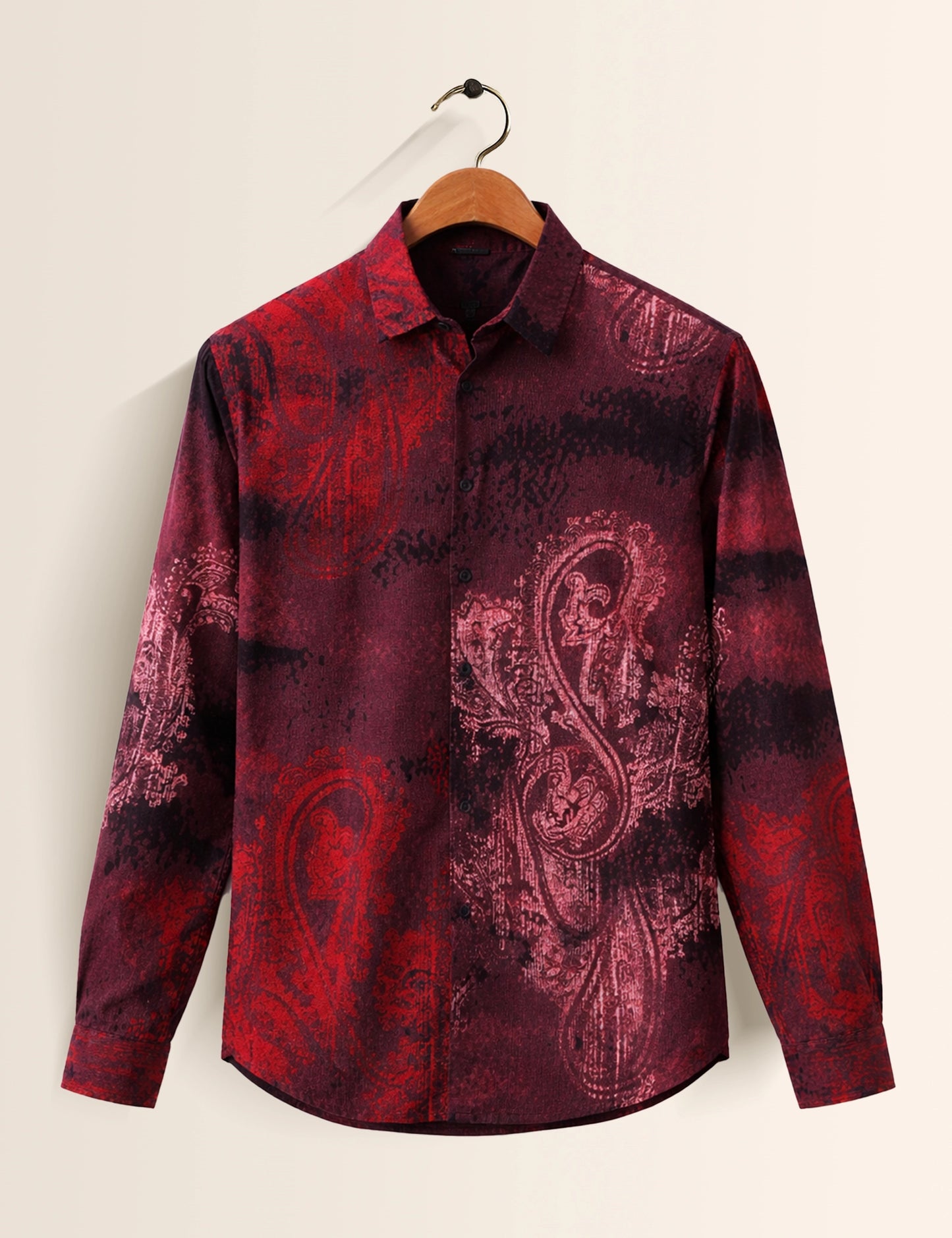 Maroon Royal Men's Exclusive Stylish Full Sleeves Shirt - XPST
