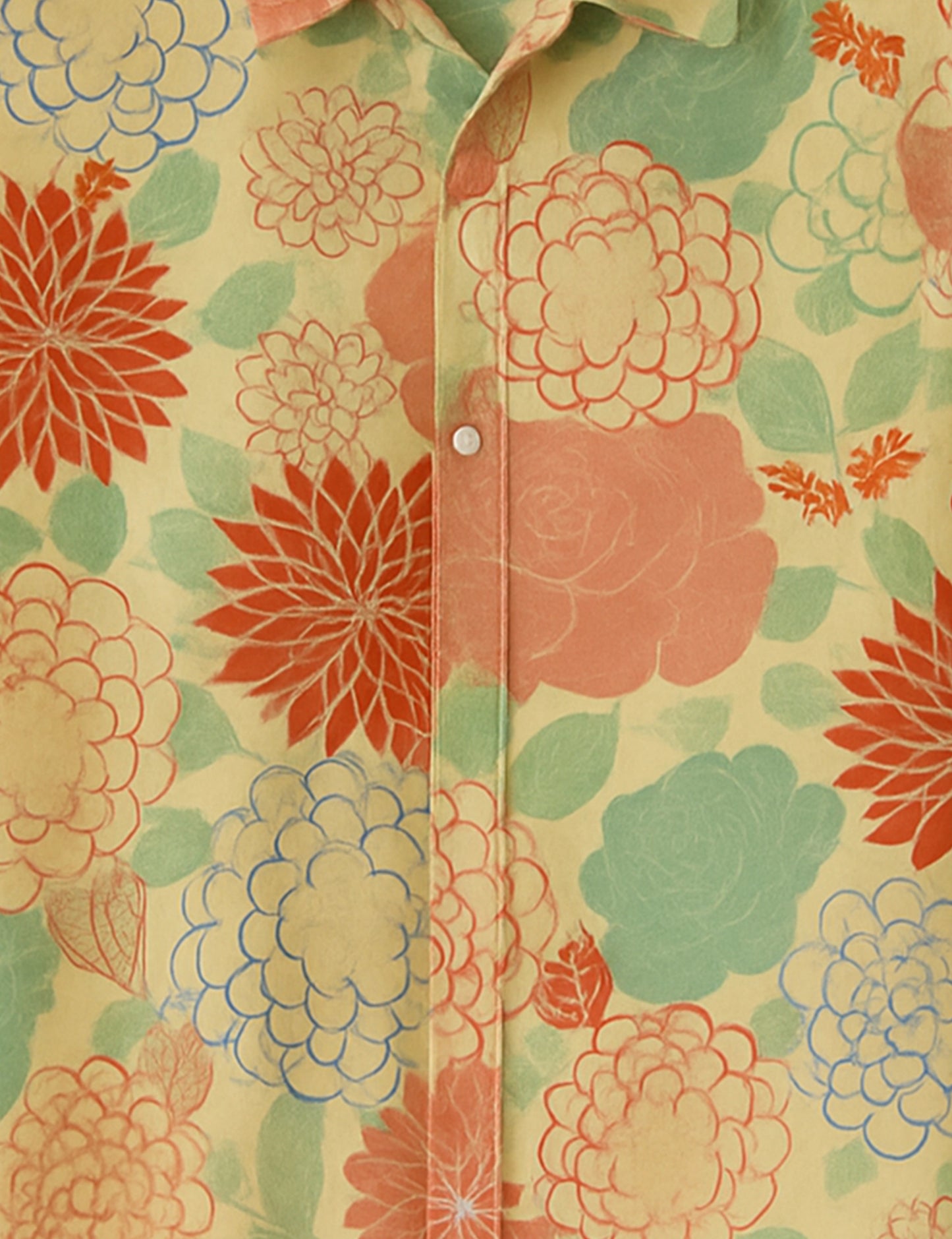 Multi Flora Men's Exclusive Stylish Half Sleeves Shirt - XPST