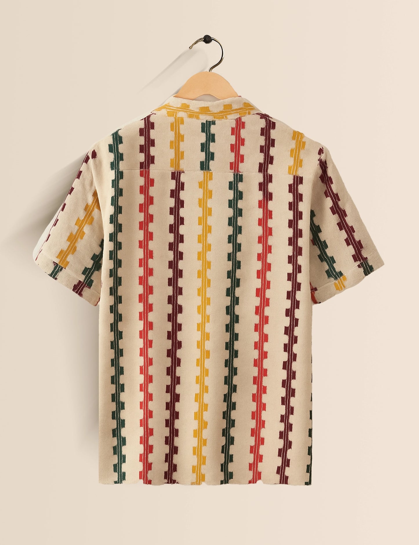 Multi Line Men's Exclusive Stylish Half Sleeves Shirt - XPST