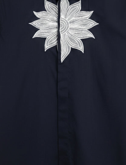 Navy Star Men's Half Sleeves Shirt - XPST