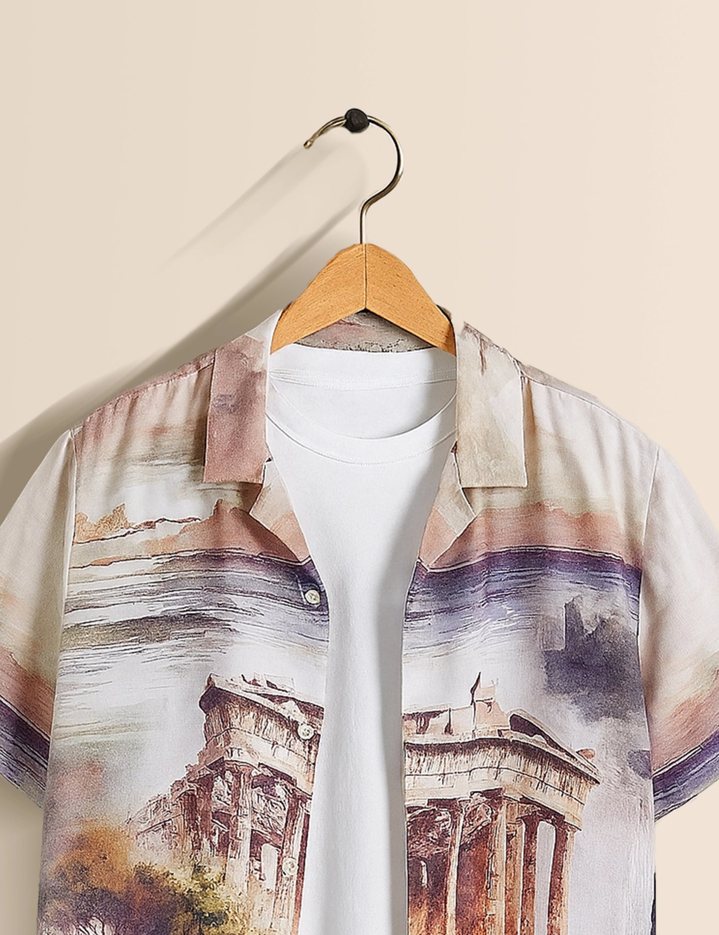 Roman Temple Men's Exclusive Stylish Half Sleeves Shirt - XPST