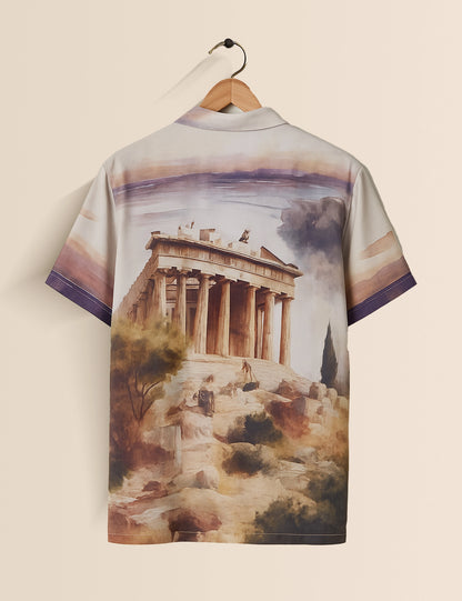 Roman Temple Men's Half Sleeves Shirt - XPST