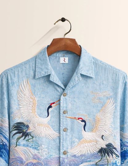 Seagul Printed Mens Full Sleeves Shirt - XPST