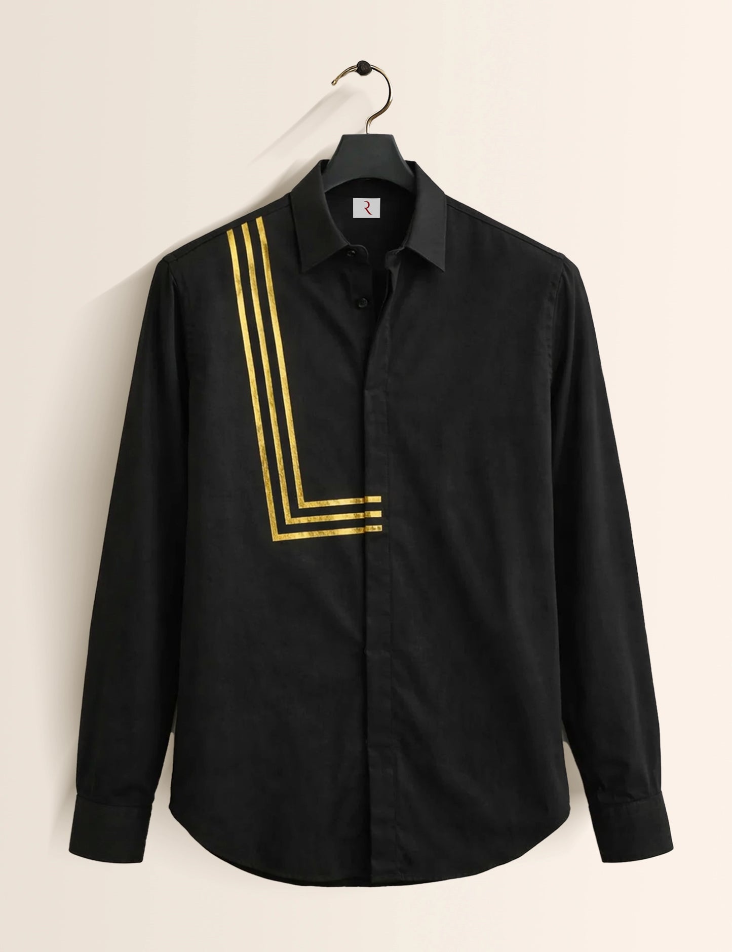 Side L Printed Mens Exclusive Stylish Full Sleeves Shirt - XPST