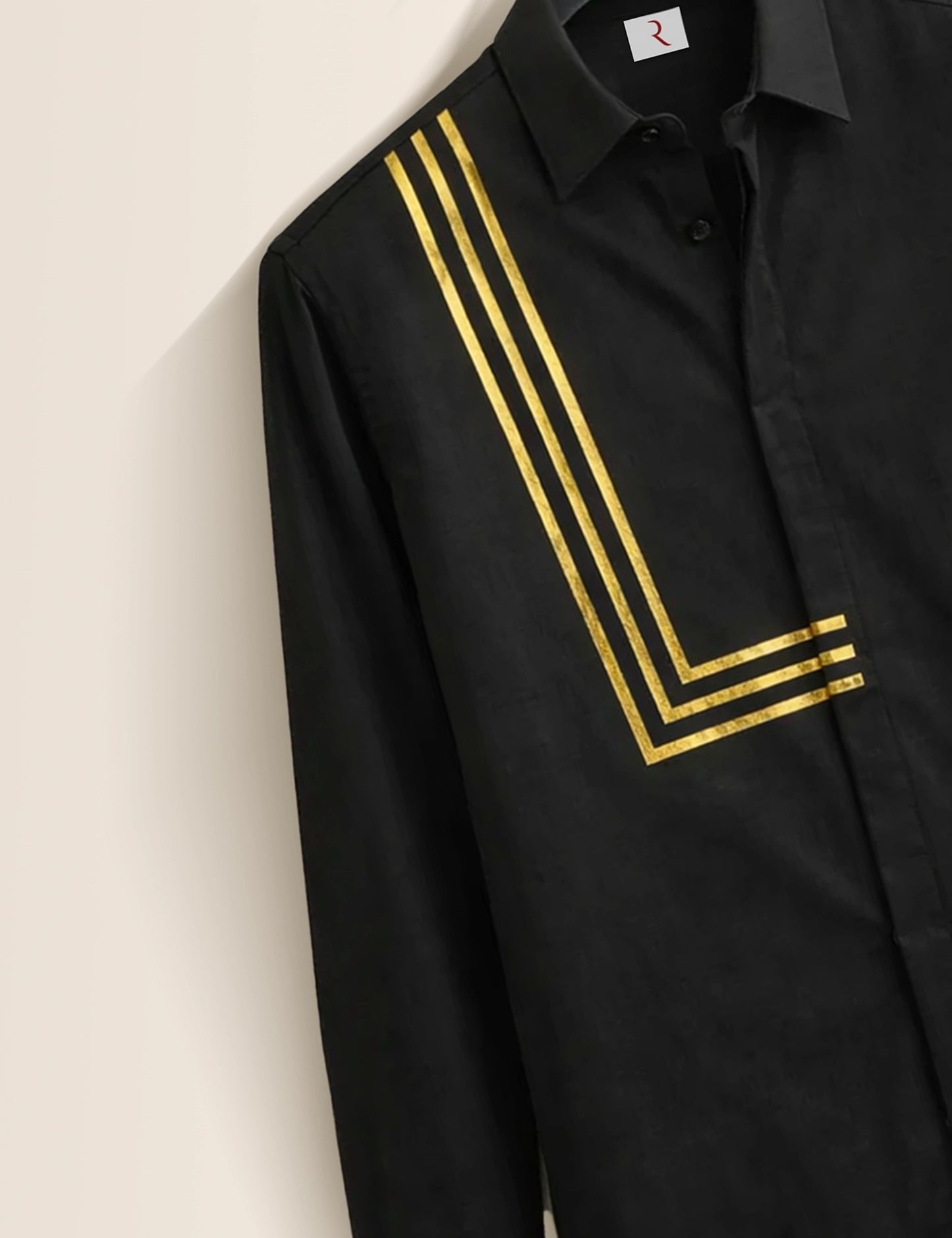 Side L Printed Mens Exclusive Stylish Full Sleeves Shirt - XPST