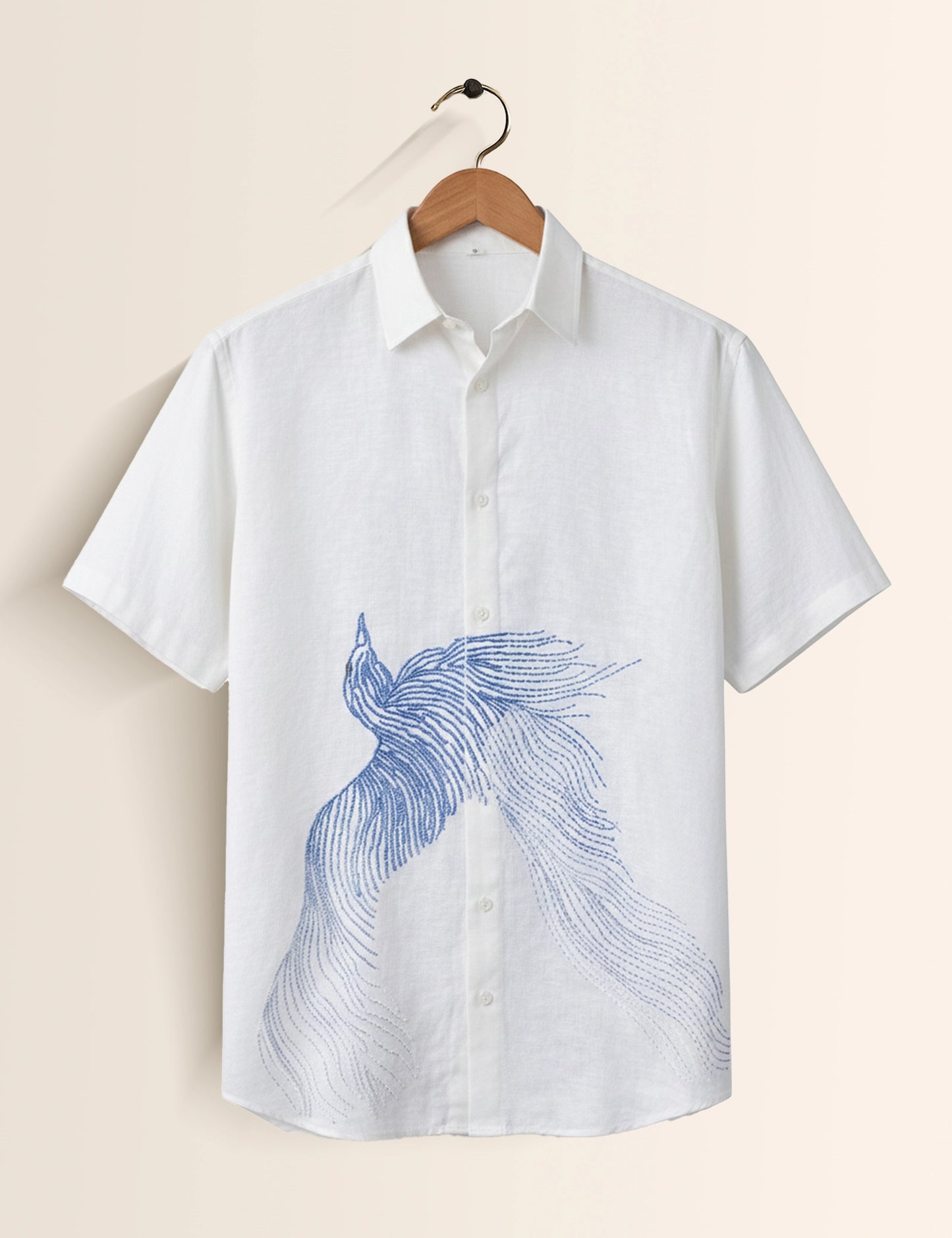 Thread Border Men's Exclusive Stylish Half Sleeves Shirt - XPST