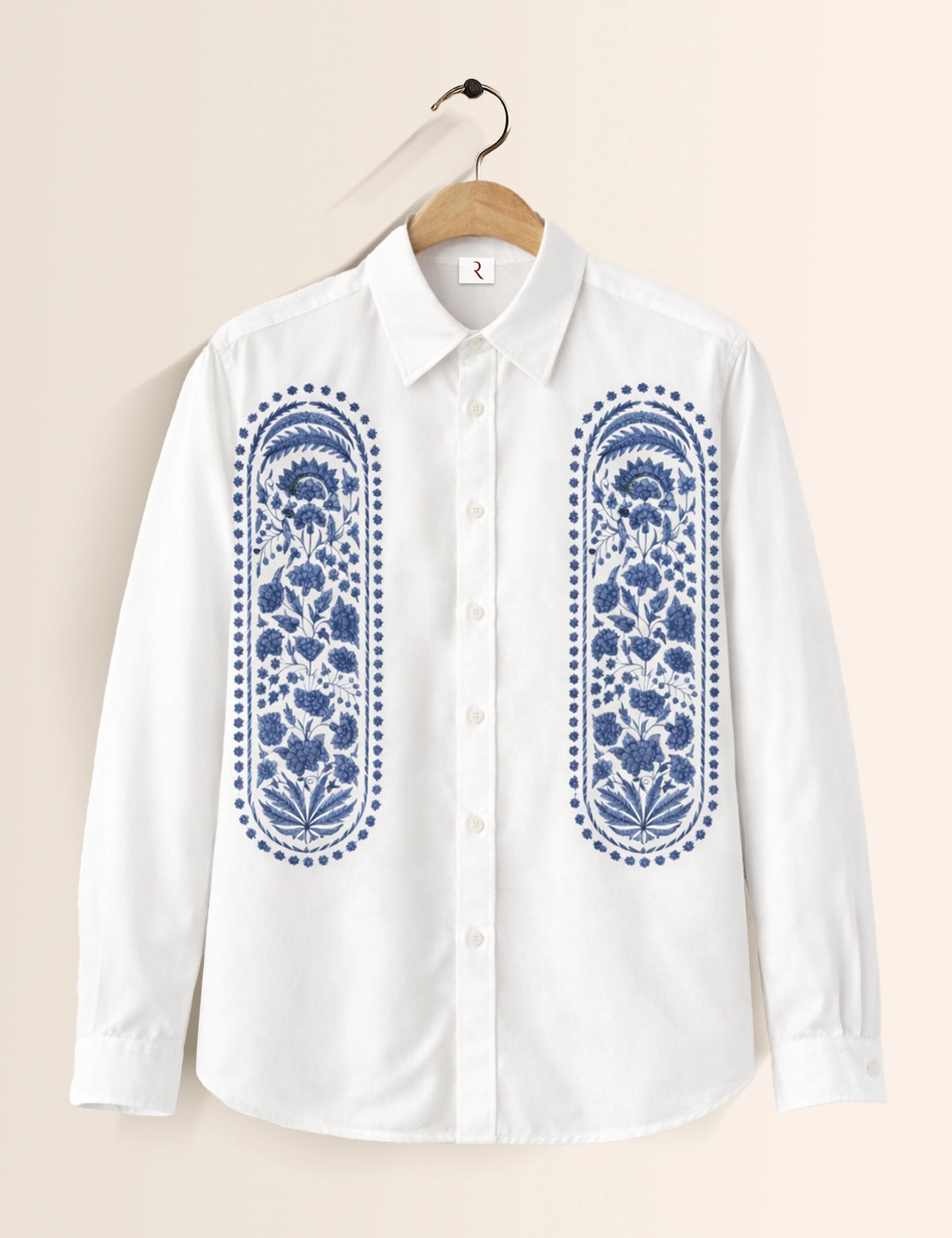 Two Mandala Printed Mens Exclusive Stylish Full Sleeves Shirt - XPST