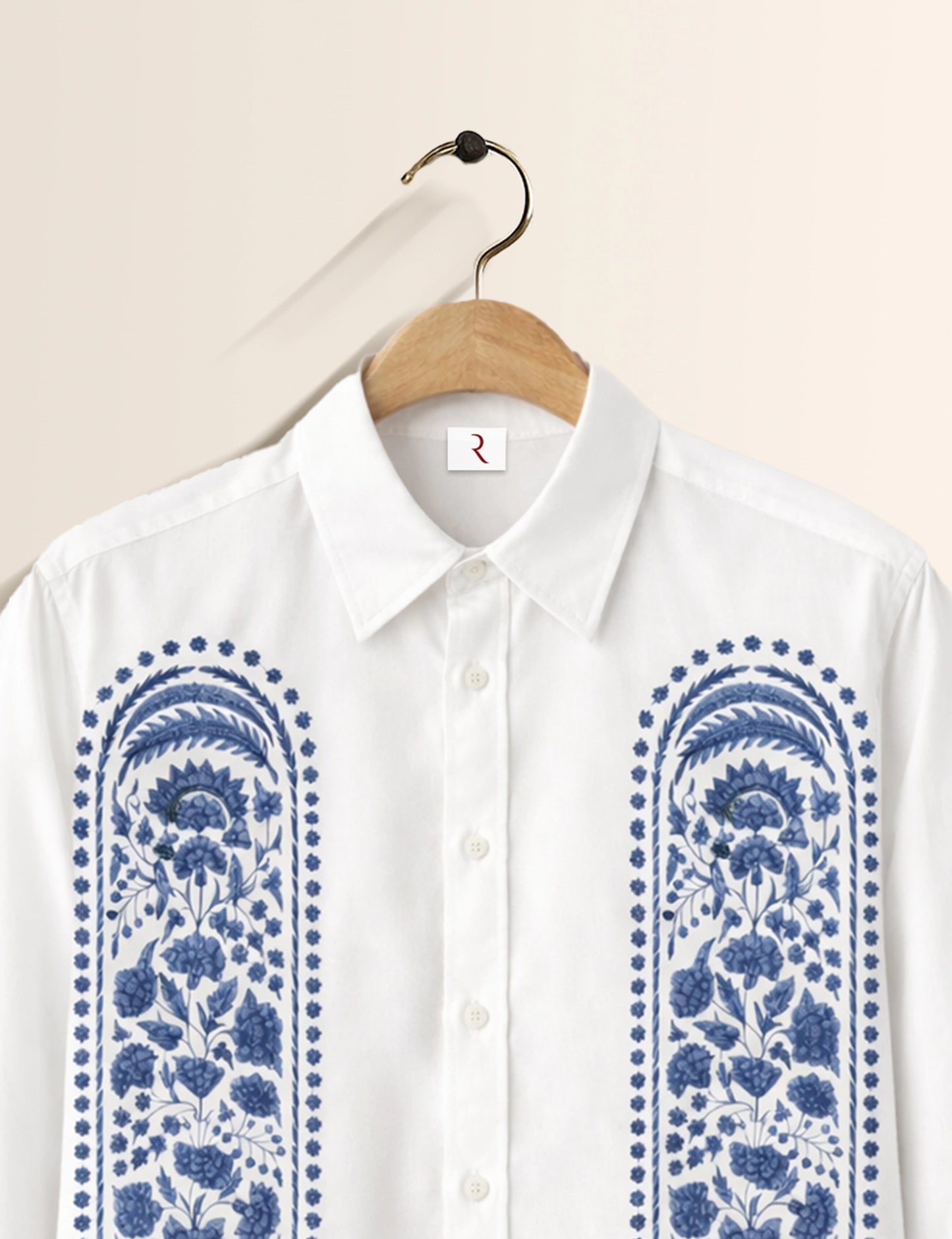 Two Mandala Printed Mens Exclusive Stylish Full Sleeves Shirt - XPST