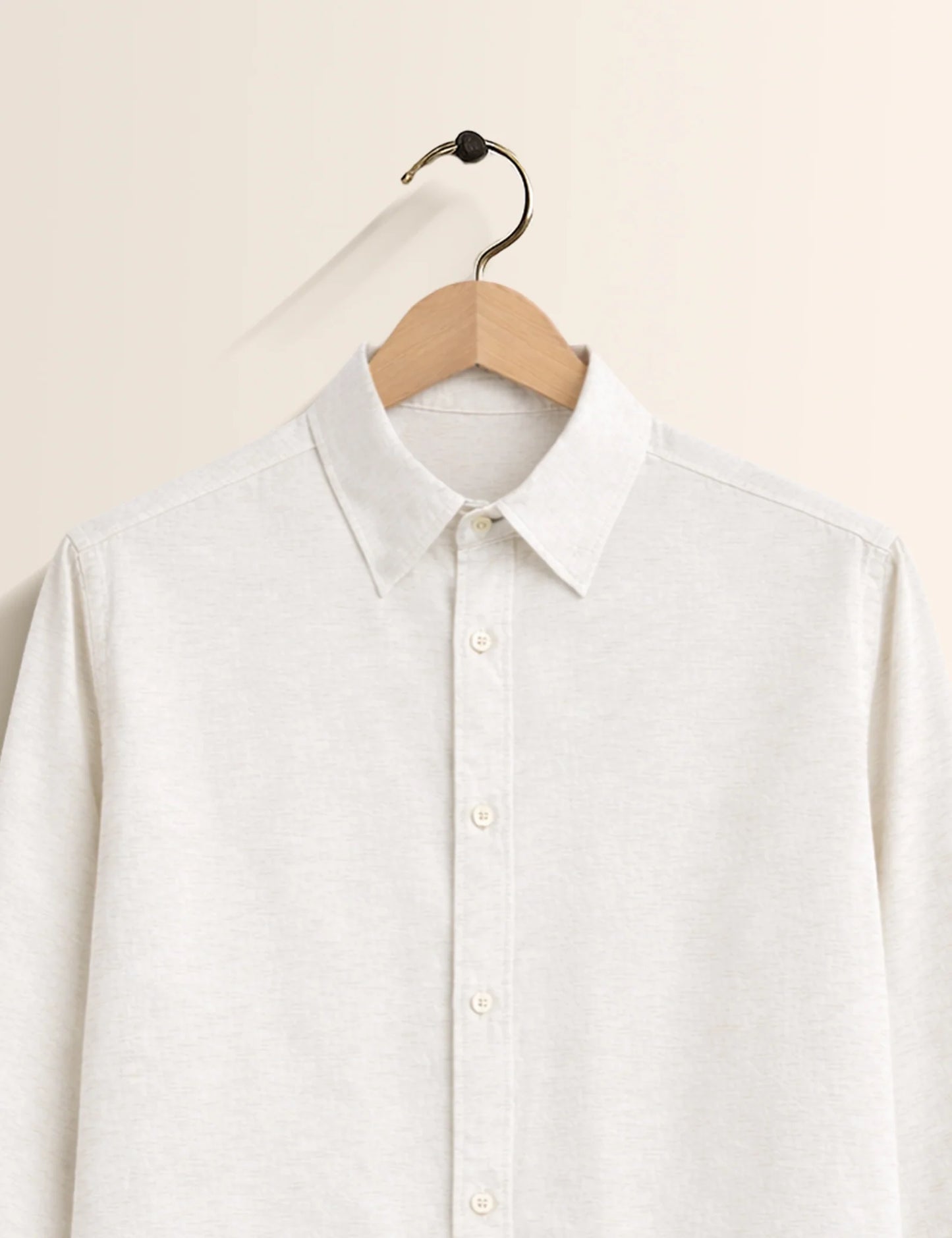 White Bottom Petals Premium Full Sleeves Mens Shirt